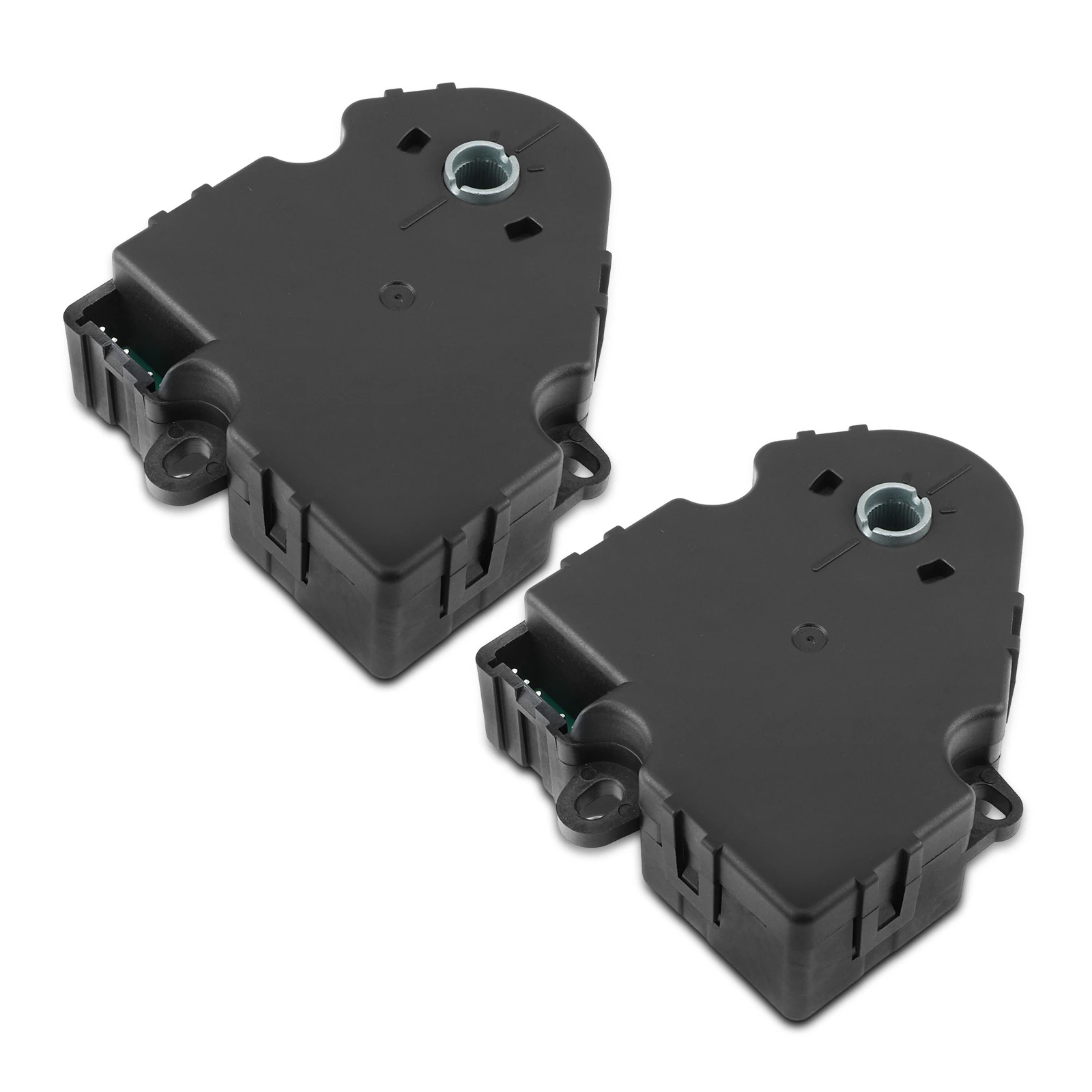2 Pcs Auxiliary Mode & Temperature HVAC Heater Blend Door Actuator for 2009-2012 Buick Enclave